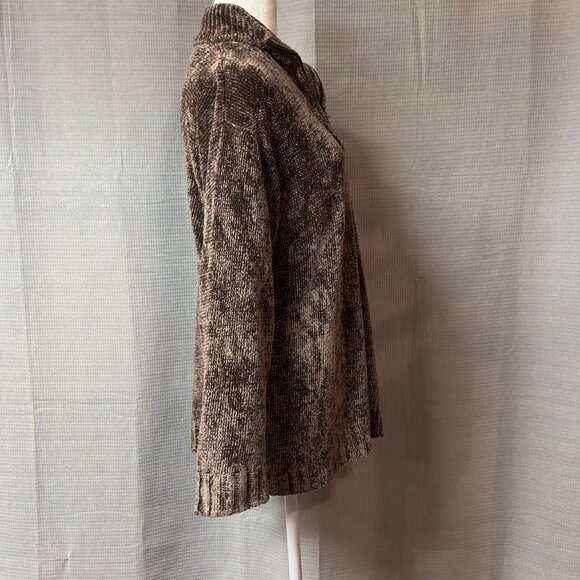 Brown Jones New York knit Half-Zip Sweater – Size XL - Picture 4 of 7